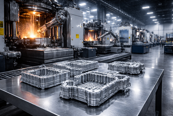 Thin Wall Aluminum Die Casting Vietnam Process